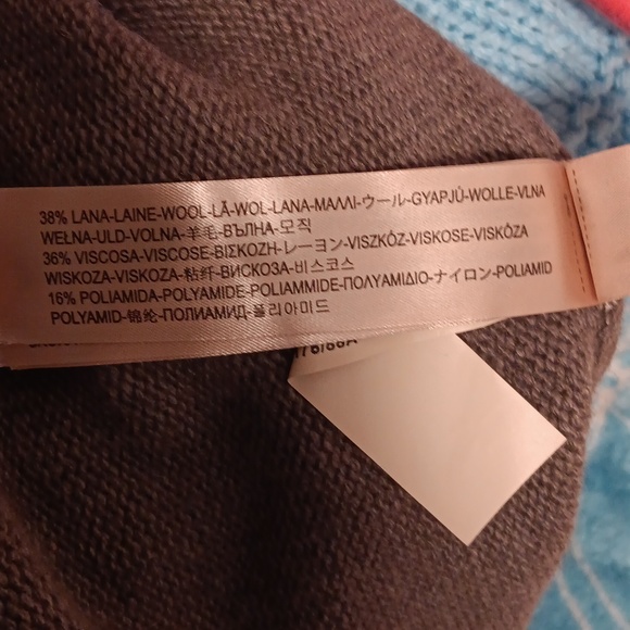 Massimo Dutti Gray WOOL+CASHMERE+ANGORA Cape Poncho Pullover w/Measurements - Picture 14 of 14